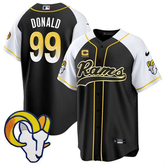 Aaron Donald Los Angeles Rams black Alternate jersey