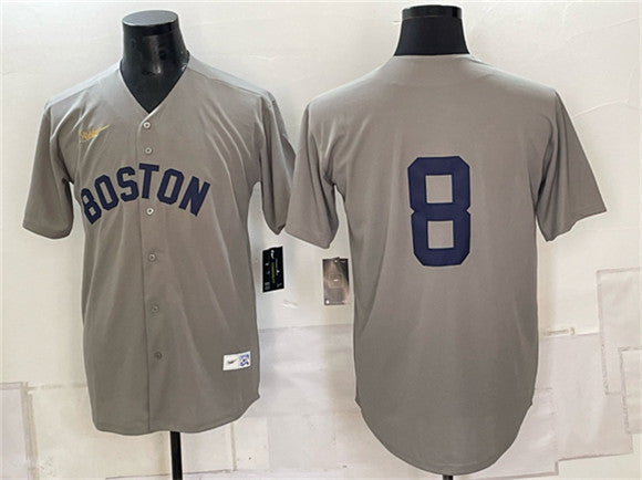 Carl Yastrzemski Boston Red Sox grey Limited jersey