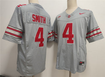 Jeremiah Smith Ohio State Buckeyes gray Limited jersey