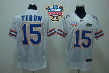 Tim Tebow Florida Gators white jersey