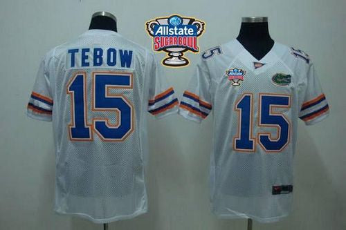 Tim Tebow Florida Gators white jersey