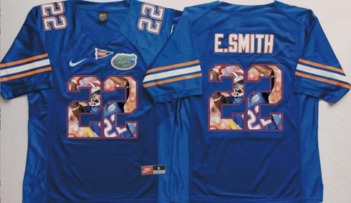 Emmitt Smith Florida Gators blue Fashion jersey