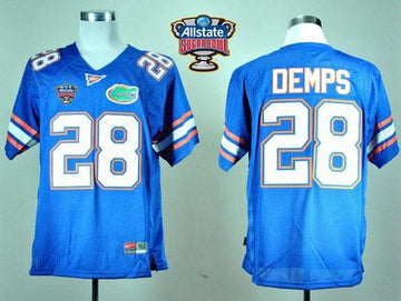 Jeff Demps Florida Gators blue jersey