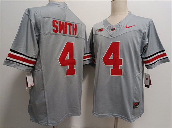 Jeremiah Smith Ohio State Buckeyes gray Limited jersey