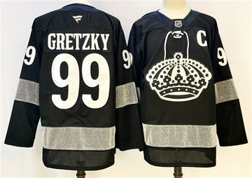 Wayne Gretzky Los Angeles Kings black Alternate jersey