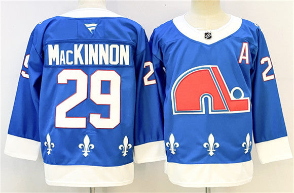 Nathan MacKinnon Colorado Avalanche blue Alternate jersey
