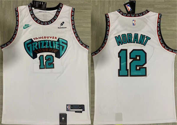 Ja Morant Memphis Grizzlies white jersey