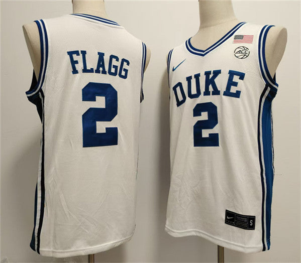 Cooper Flagg Duke Blue Devils white jersey