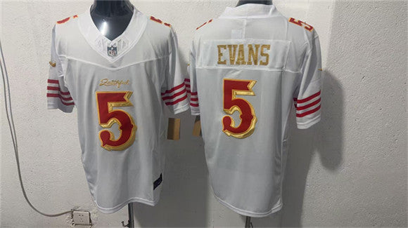 Mike Evans San Francisco 49ers white Vapor jersey