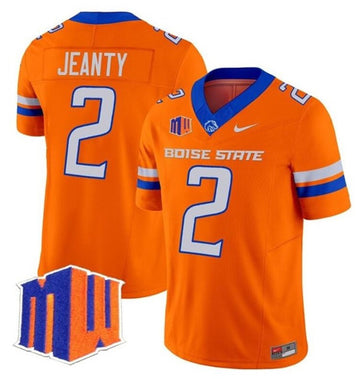 Ashton Jeanty Boise State Broncos orange Vapor jersey
