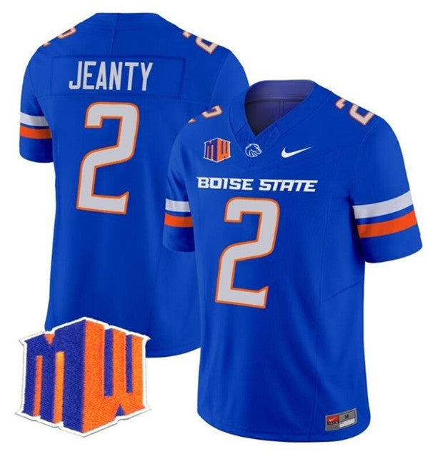 Ashton Jeanty Boise State Broncos royal Vapor jersey