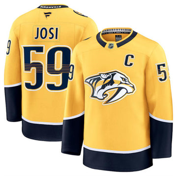 Roman Josi Nashville Predators gold Home jersey