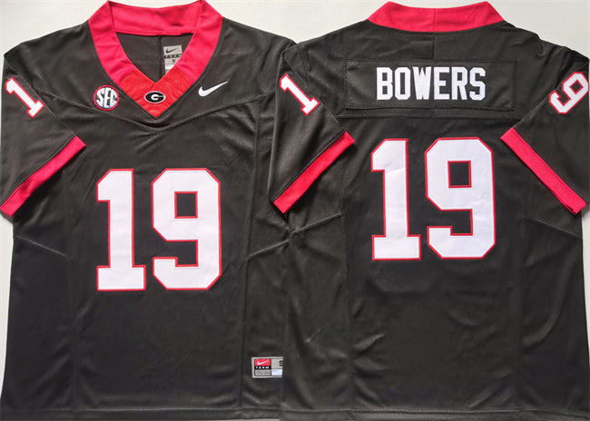 Brock Bowers Georgia Bulldogs black FUSE jersey
