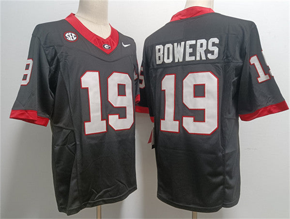 Brock Bowers Georgia Bulldogs black FUSE jersey