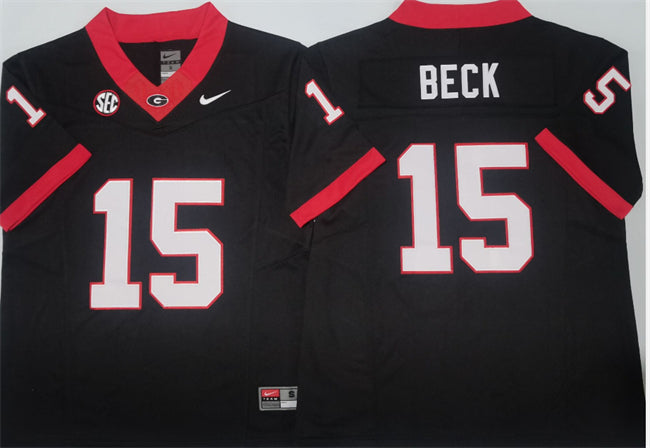 Carson Beck Georgia Bulldogs black jersey