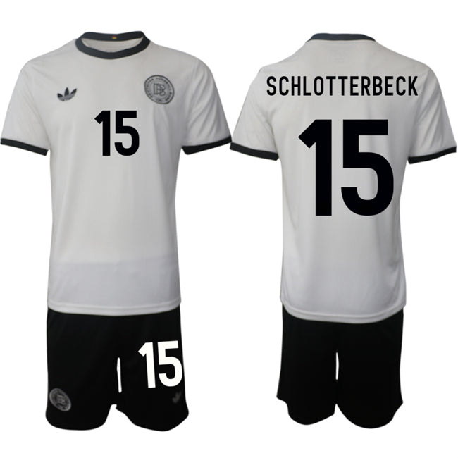 Nico Schlotterbeck Germany National Team white Home jersey