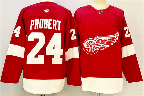 Bob Probert Detroit Red Wings red jersey