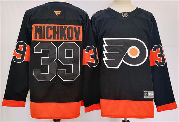 Matvei Michkov Philadelphia Flyers black jersey