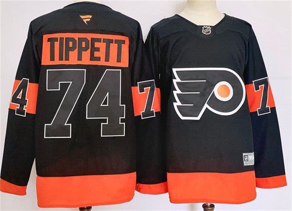 Owen Tippett Philadelphia Flyers black jersey