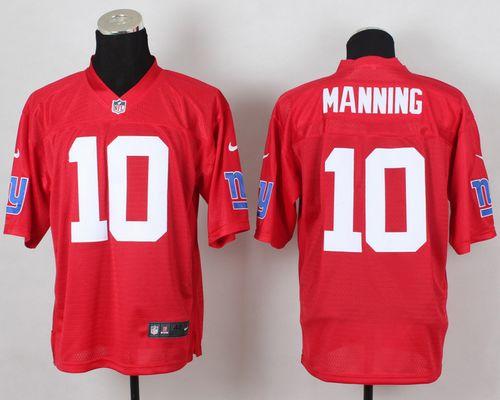 Eli Manning New York Giants red Elite jersey