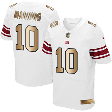 Eli Manning New York Giants white Elite jersey