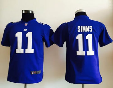 Phil Simms New York Giants royal Elite jersey