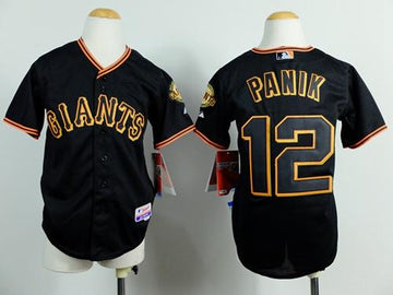Joe Panik San Francisco Giants black jersey