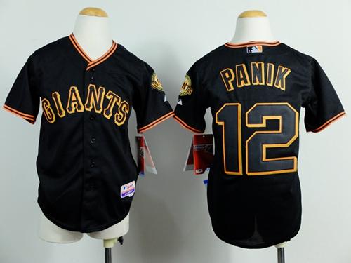 Joe Panik San Francisco Giants black jersey