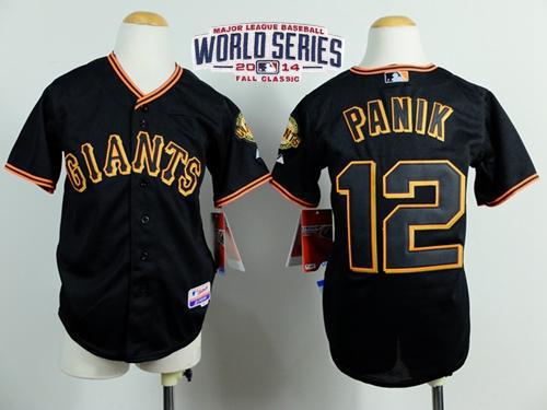 Joe Panik San Francisco Giants black jersey