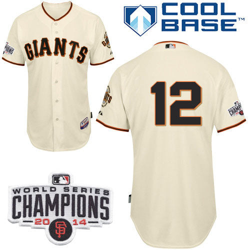 Joe Panik San Francisco Giants cream Home jersey