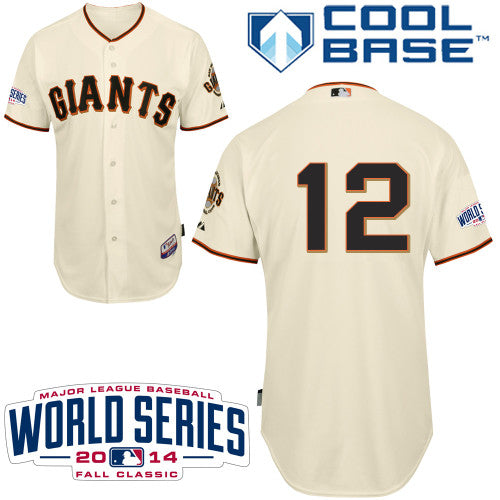Joe Panik San Francisco Giants cream Home jersey