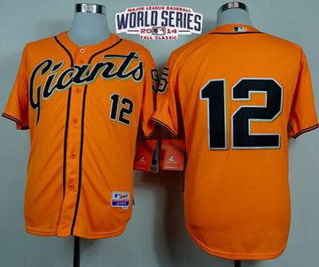 Joe Panik San Francisco Giants orange Alternate jersey
