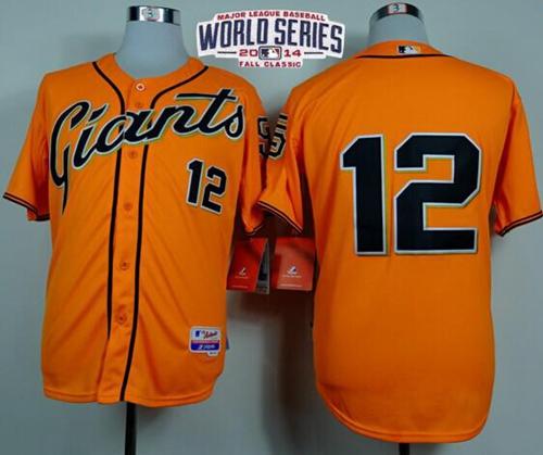 Joe Panik San Francisco Giants orange Alternate jersey