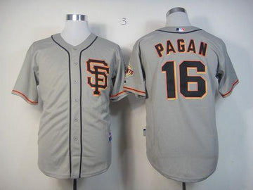 Angel Pagan San Francisco Giants grey jersey