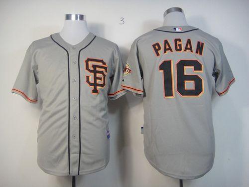 Angel Pagan San Francisco Giants grey jersey