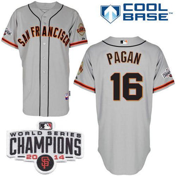 Angel Pagan San Francisco Giants grey jersey