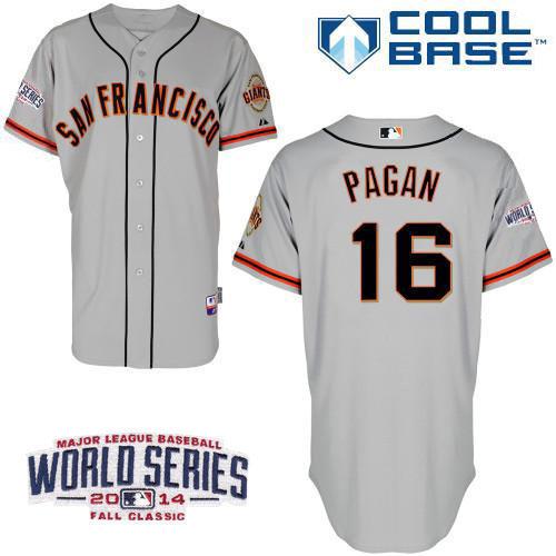 Angel Pagan San Francisco Giants grey jersey