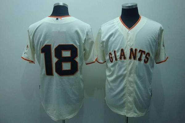 Cain Matt San Francisco Giants cream jersey