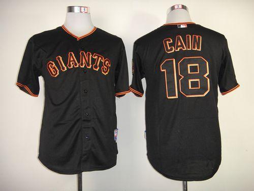 Matt Cain San Francisco Giants black jersey