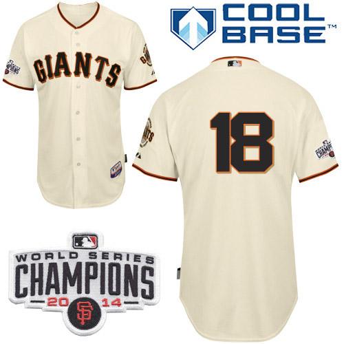 Matt Cain San Francisco Giants cream jersey