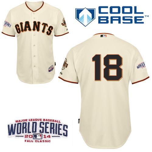 Matt Cain San Francisco Giants cream jersey