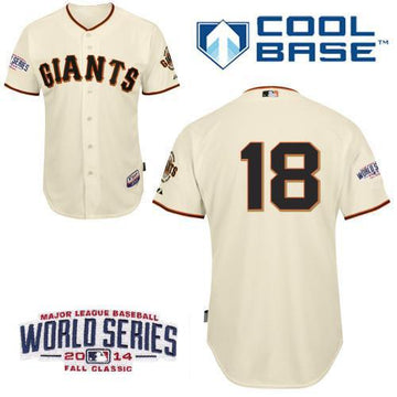 Matt Cain San Francisco Giants cream jersey
