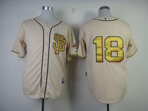 Matt Cain San Francisco Giants cream jersey