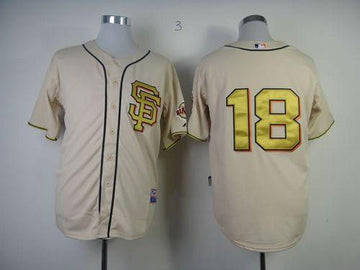 Matt Cain San Francisco Giants cream jersey
