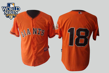 Matt Cain San Francisco Giants orange jersey