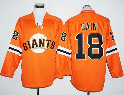 Matt Cain San Francisco Giants orange jersey
