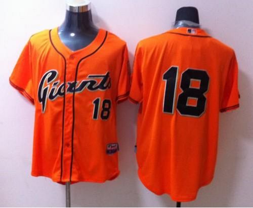 Matt Cain San Francisco Giants orange jersey