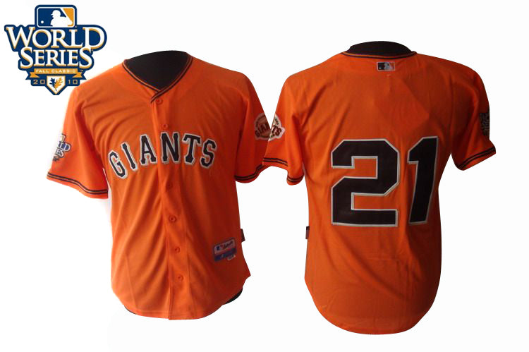 Freddy Sanchez San Francisco Giants orange jersey