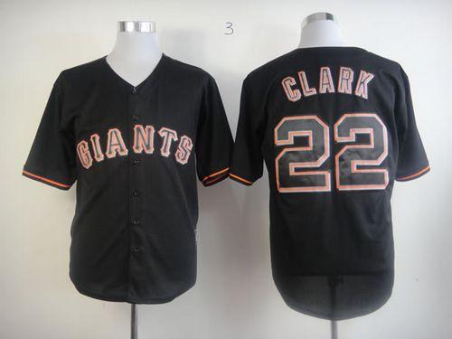 Will Clark San Francisco Giants black Fashion jersey