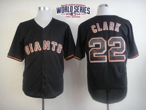 Will Clark San Francisco Giants black Fashion jersey